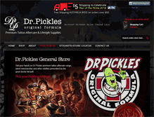 Tablet Screenshot of drpickles.com